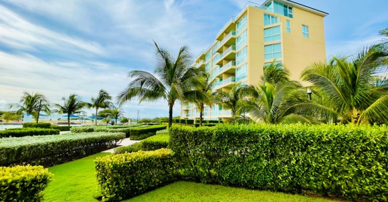 Ocean front condo on the ground floor