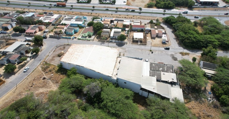 Warehouse in Oranjestad. On hold.